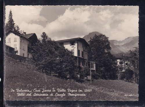 Cartolina valsesia casa janzo - valsesia,