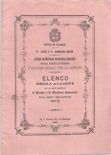 Elenco allievi meritevoli - elenco, di