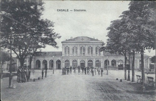 Cs25 cartolina casale stazione - cartolina,