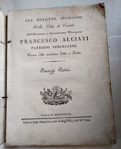 Francesco alciati patrizio - alciati, -patrizio