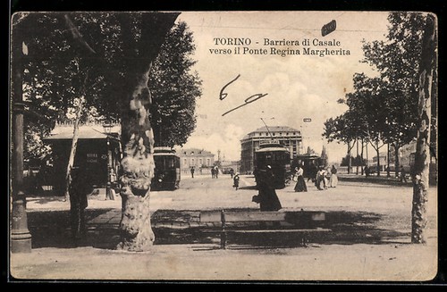 Cartolina torino barriera di - cartolina,