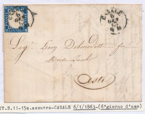 1863 italia storia postale 15 - 1863,