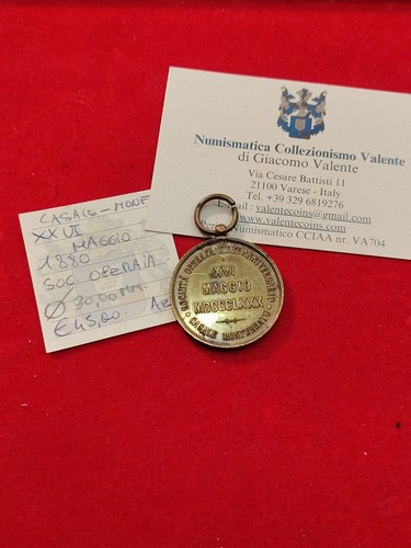 Medaglia mutuo soccorso casale - medaglia,