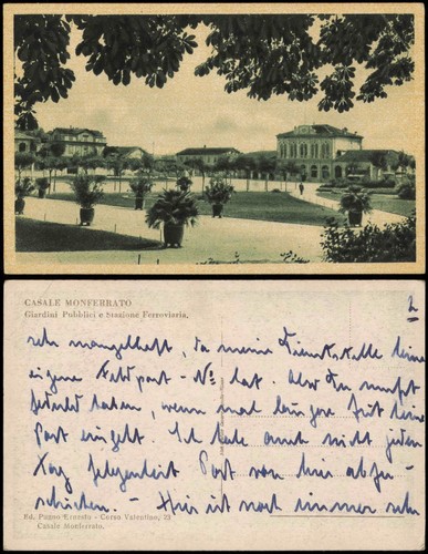 Cartolina casale monferrato - casale,