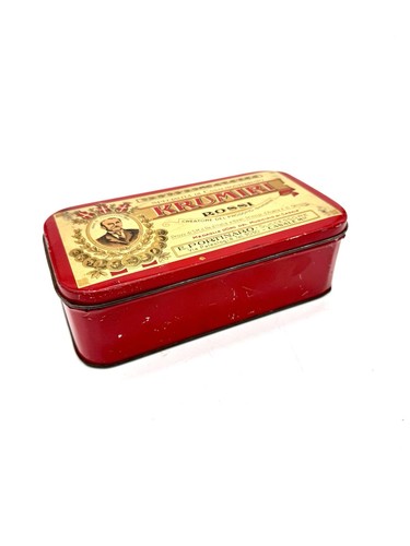 Scatola latta vintage - latta, krumiri