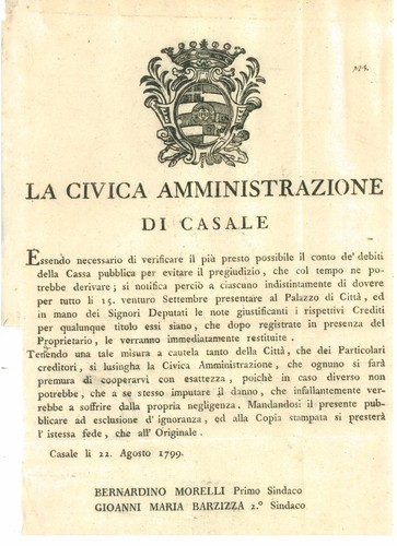 Civica amministrazione casale - civica,