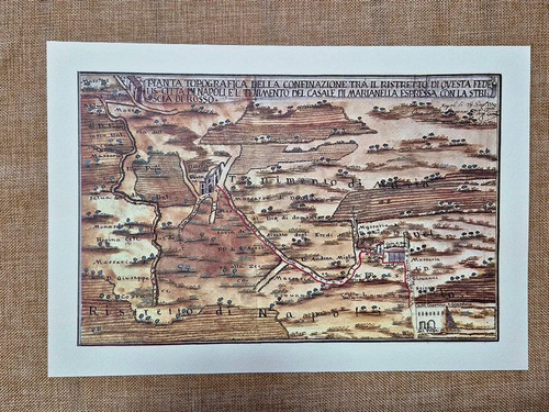 Pianta del casale - del,