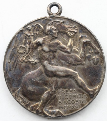 Rara medaglia argento - argento, presa
