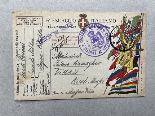 Franchigia posta militare - o.),