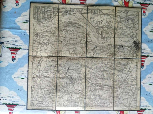 Piemonte mappa casale - mappa, carta